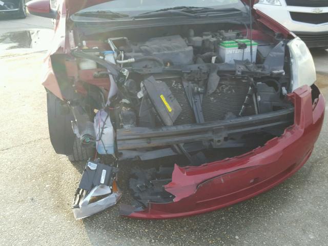 3N1AB61EX9L650646 - 2009 NISSAN SENTRA 2.0 RED photo 9