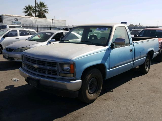 1GCFC24H0RE275977 - 1994 CHEVROLET GMT-400 C2 BLUE photo 2