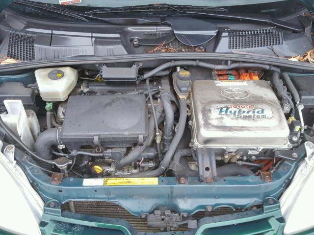 JT2BK18U120048912 - 2002 TOYOTA PRIUS GREEN photo 7