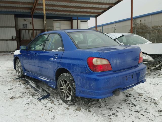 JF1GD29662G504879 - 2002 SUBARU IMPREZA WR BLUE photo 3