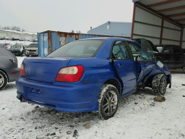 JF1GD29662G504879 - 2002 SUBARU IMPREZA WR BLUE photo 4