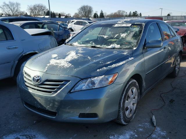 4T4BE46K08R013217 - 2008 TOYOTA CAMRY CE GREEN photo 2