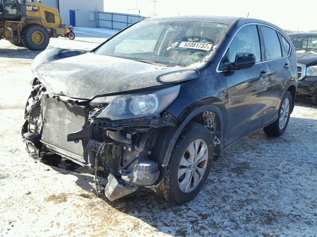 2HKRM4H53DH684876 - 2013 HONDA CR-V EX BLACK photo 2