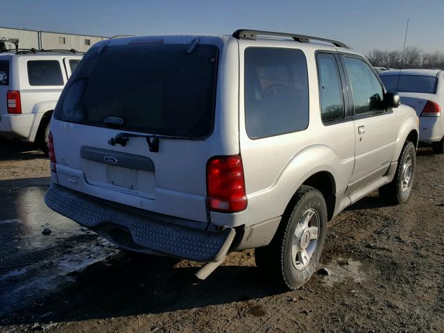 1FMCU70E41UB75850 - 2001 FORD EXPLORER S SILVER photo 4