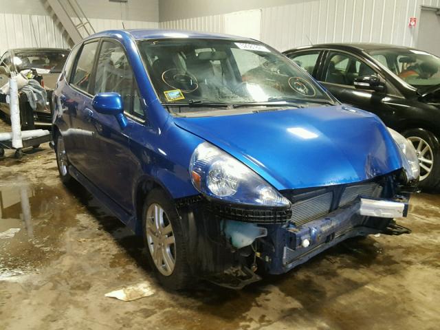 JHMGD37687S041522 - 2007 HONDA FIT S BLUE photo 1