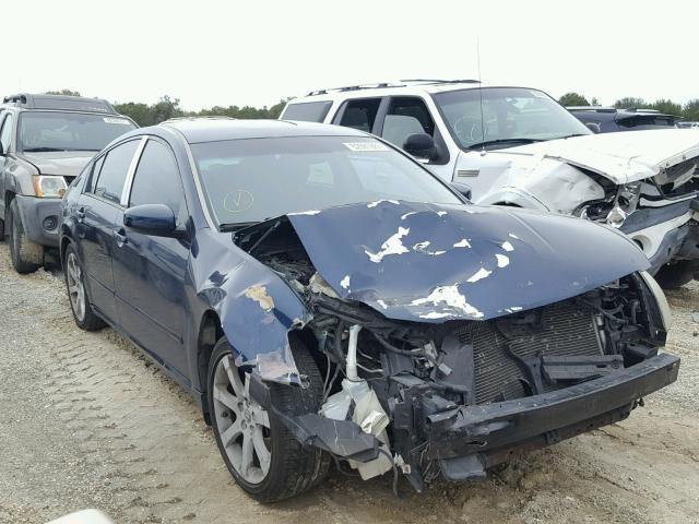 1N4BA41E07C861054 - 2007 NISSAN MAXIMA SE BLUE photo 1