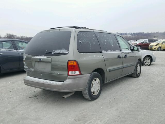 2FMDA51431BA45992 - 2001 FORD WINDSTAR L GREEN photo 4