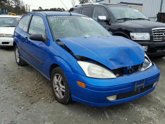 3FAFP31352R232229 - 2002 FORD FOCUS ZX3 BLUE photo 1