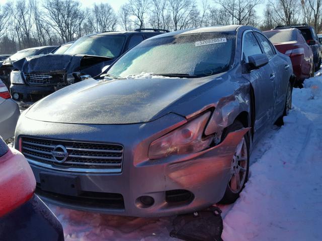 1N4AA51E79C835393 - 2009 NISSAN MAXIMA S GRAY photo 2