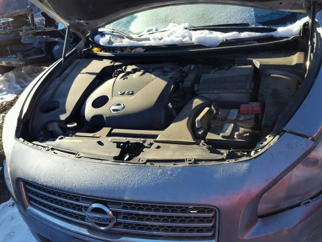 1N4AA51E79C835393 - 2009 NISSAN MAXIMA S GRAY photo 7