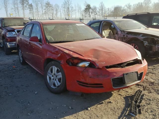 2G1WA5EK7A1137241 - 2010 CHEVROLET IMPALA LS RED photo 1