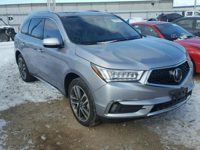 5FRYD3H84HB011193 - 2017 ACURA MDX ADVANC SILVER photo 1