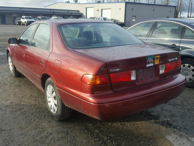 JT2BG22KX10553330 - 2001 TOYOTA CAMRY CE RED photo 3