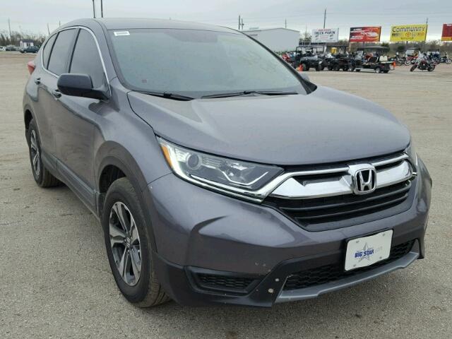 7FARW5H33HE008841 - 2017 HONDA CR-V LX GRAY photo 1