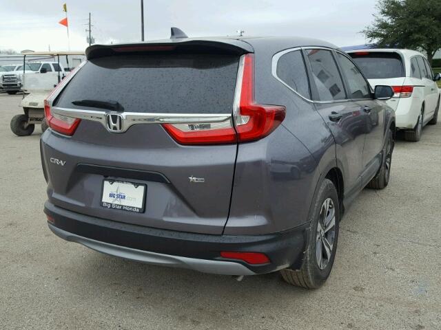 7FARW5H33HE008841 - 2017 HONDA CR-V LX GRAY photo 4