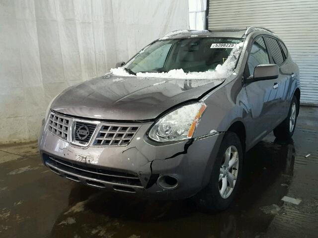 JN8AS5MV4AW107220 - 2010 NISSAN ROGUE S GRAY photo 2