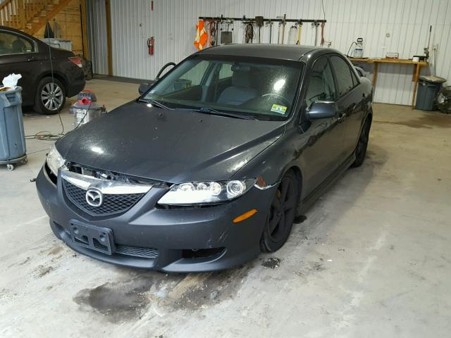 1YVFP80DX45N53586 - 2004 MAZDA 6 S GRAY photo 2