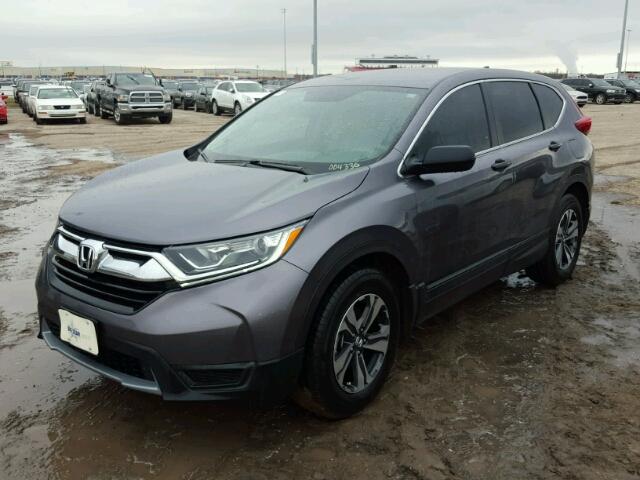 7FARW5H32HE004330 - 2017 HONDA CR-V LX GRAY photo 2