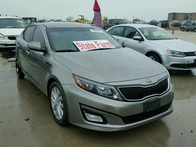 5XXGM4A79EG315228 - 2014 KIA OPTIMA LX GRAY photo 1