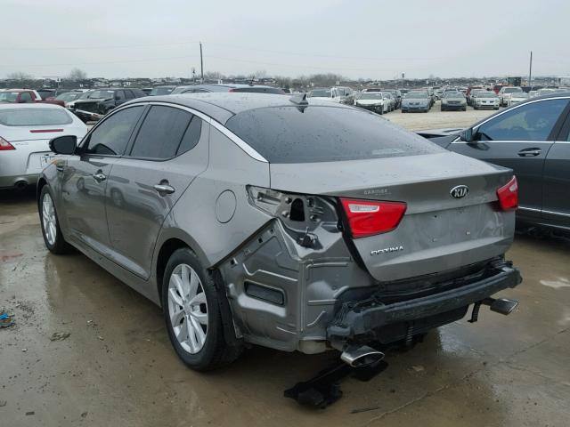 5XXGM4A79EG315228 - 2014 KIA OPTIMA LX GRAY photo 3