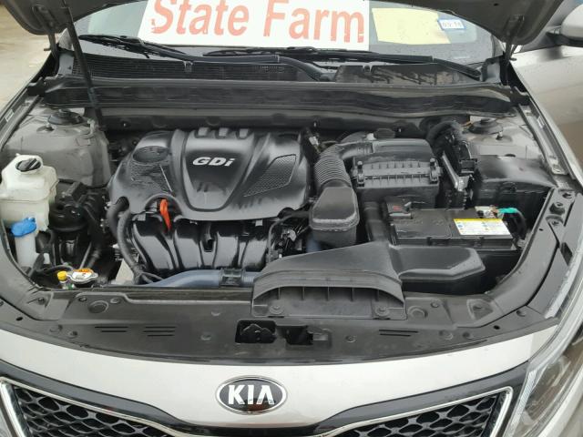 5XXGM4A79EG315228 - 2014 KIA OPTIMA LX GRAY photo 7