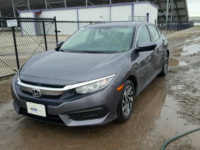 19XFC2F7XHE063269 - 2017 HONDA CIVIC EX GRAY photo 2