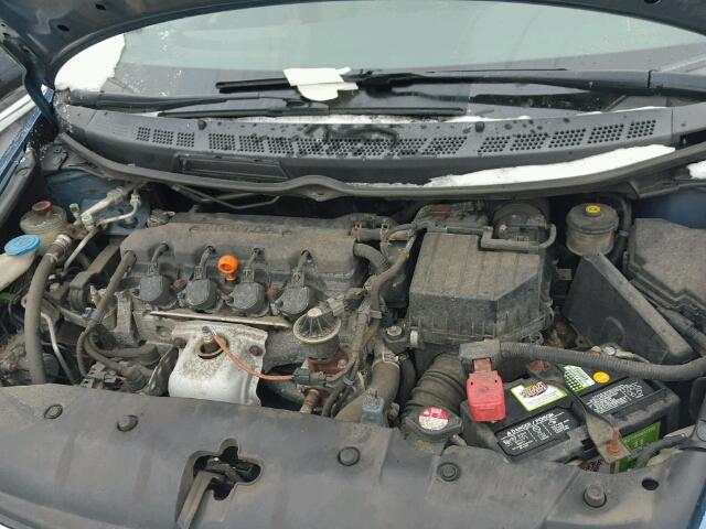 2HGFA16889H358919 - 2009 HONDA CIVIC EX ლურჯი ფოტო 7