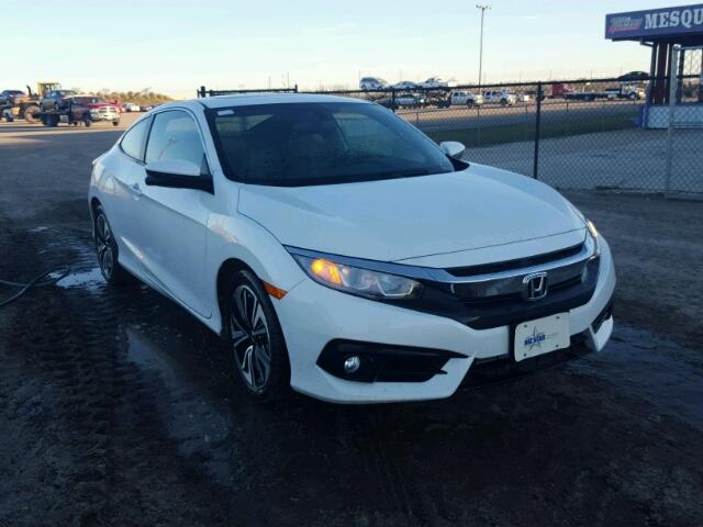 2HGFC3B73HH356500 - 2017 HONDA CIVIC EXL WHITE photo 1