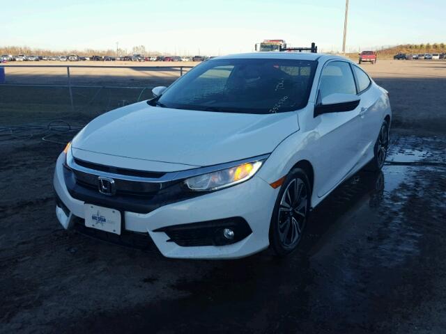 2HGFC3B73HH356500 - 2017 HONDA CIVIC EXL WHITE photo 2