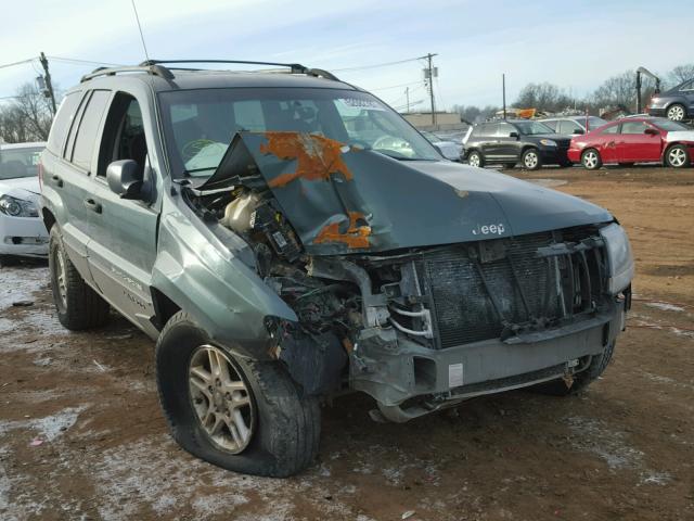 1J4GW48S64C183882 - 2004 JEEP GRAND CHER GRAY photo 1