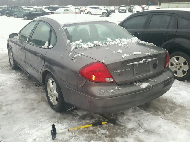 1FAFP55202A209562 - 2002 FORD TAURUS SES GRAY photo 3