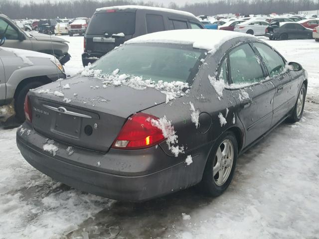 1FAFP55202A209562 - 2002 FORD TAURUS SES GRAY photo 4