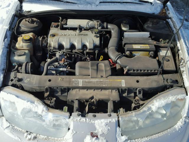 1G8ZP12841Z236976 - 2001 SATURN SC1 GRAY photo 7