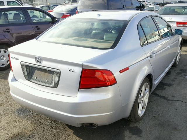 19UUA66284A011520 - 2004 ACURA TL SILVER photo 4