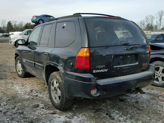 1GKDT13S422302012 - 2002 GMC ENVOY BLACK photo 3