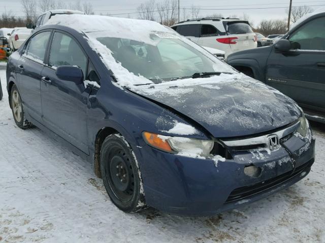 1HGFA168X6L089921 - 2006 HONDA CIVIC EX ლურჯი ფოტო 1