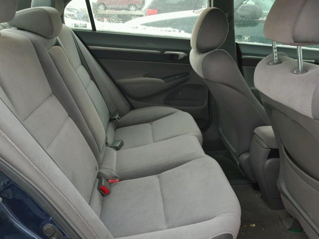1HGFA168X6L089921 - 2006 HONDA CIVIC EX ლურჯი ფოტო 6