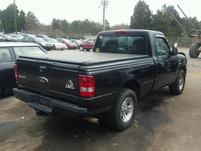 1FTYR10UX6PA80988 - 2006 FORD RANGER BLACK photo 4