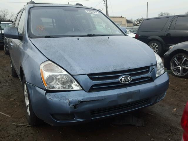 KNDMB233366077402 - 2006 KIA SEDONA EX BLUE photo 9