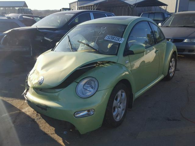 3VWCK21C93M402724 - 2003 VOLKSWAGEN NEW BEETLE GREEN photo 2