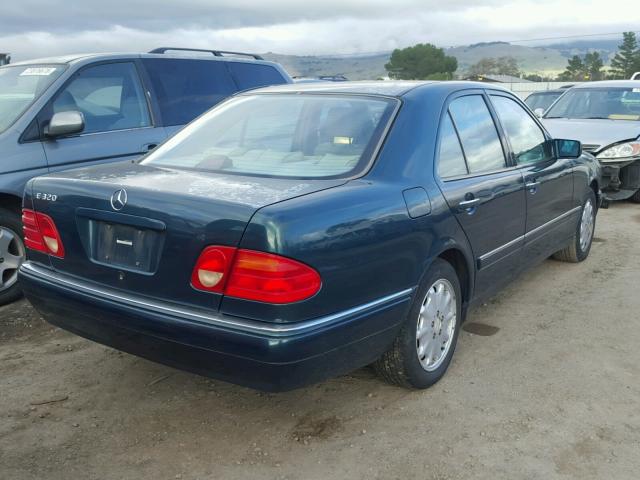 WDBJF65F9WA670568 - 1998 MERCEDES-BENZ E 320 GREEN photo 4