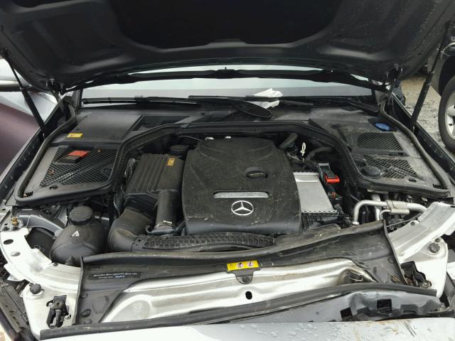 55SWF4KB3FU027409 - 2015 MERCEDES-BENZ C 300 4MAT GRAY photo 7