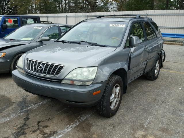 JTJHF10U420260671 - 2002 LEXUS RX 300 GRAY photo 2