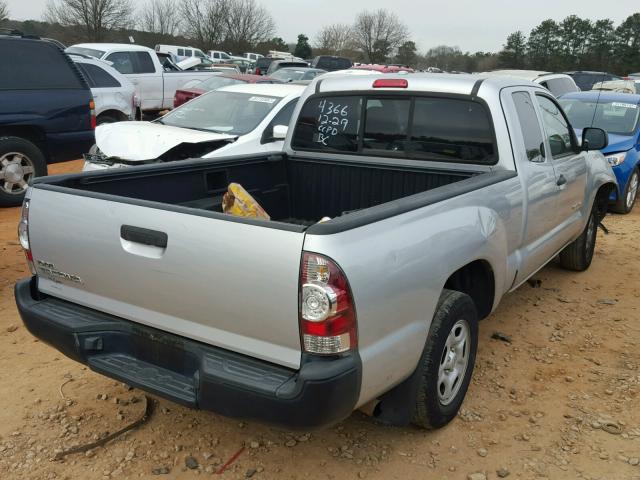 5TETX4CN5AZ734366 - 2010 TOYOTA TACOMA ACC GRAY photo 4