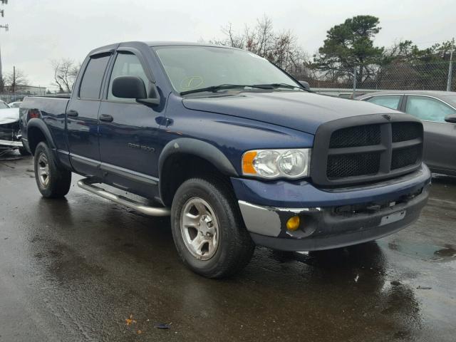 1D7HU18N93S183362 - 2003 DODGE RAM 1500 S BLUE photo 1