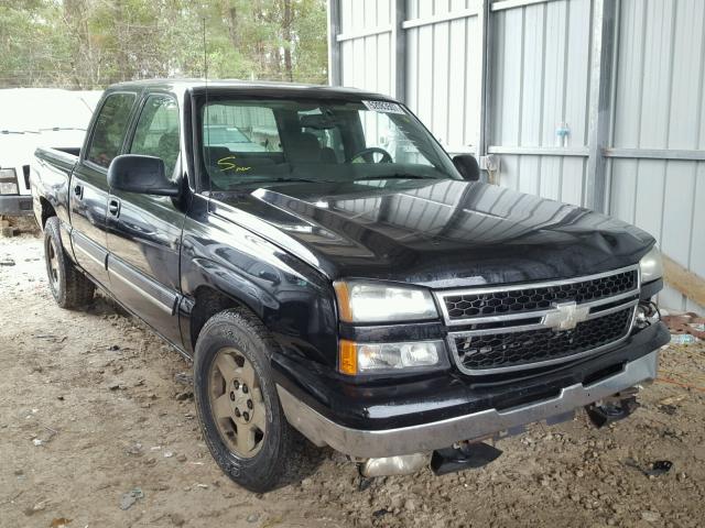 2GCEC13T261210668 - 2006 CHEVROLET SILVERADO BLACK photo 1