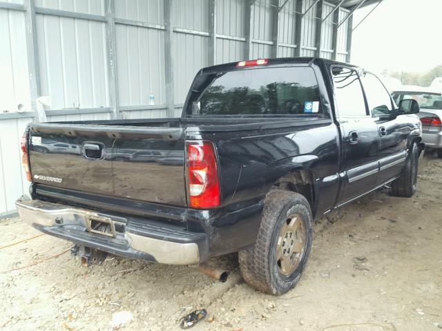 2GCEC13T261210668 - 2006 CHEVROLET SILVERADO BLACK photo 4