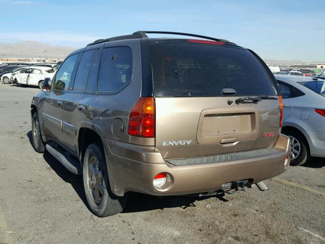 1GKDT13S722508845 - 2002 GMC ENVOY BROWN photo 3