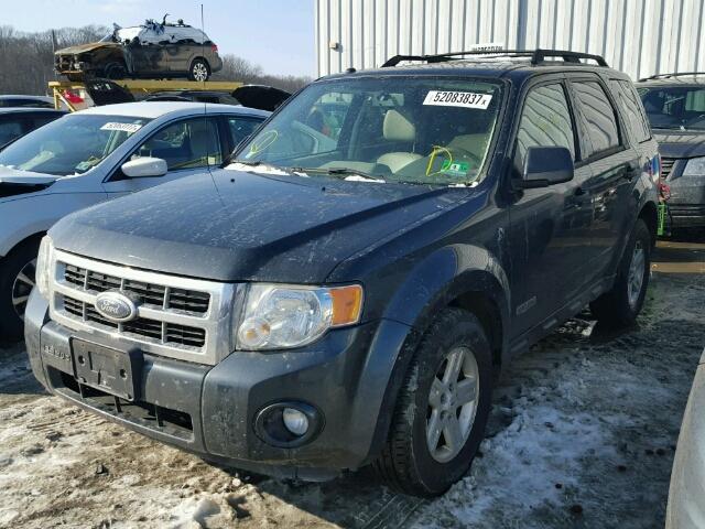 1FMCU59H48KC83389 - 2008 FORD ESCAPE HEV CHARCOAL photo 2