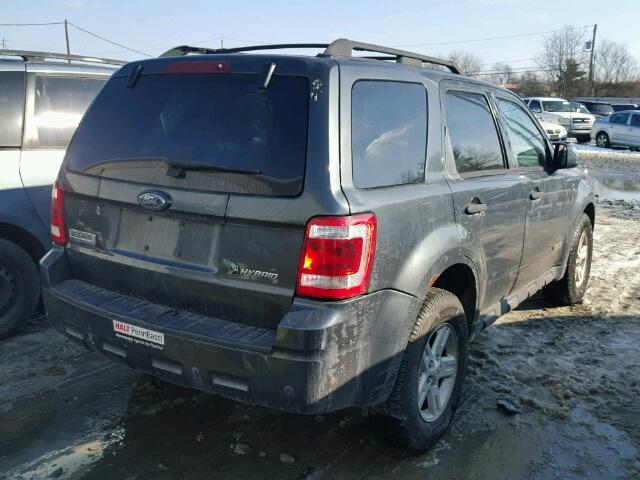 1FMCU59H48KC83389 - 2008 FORD ESCAPE HEV CHARCOAL photo 4